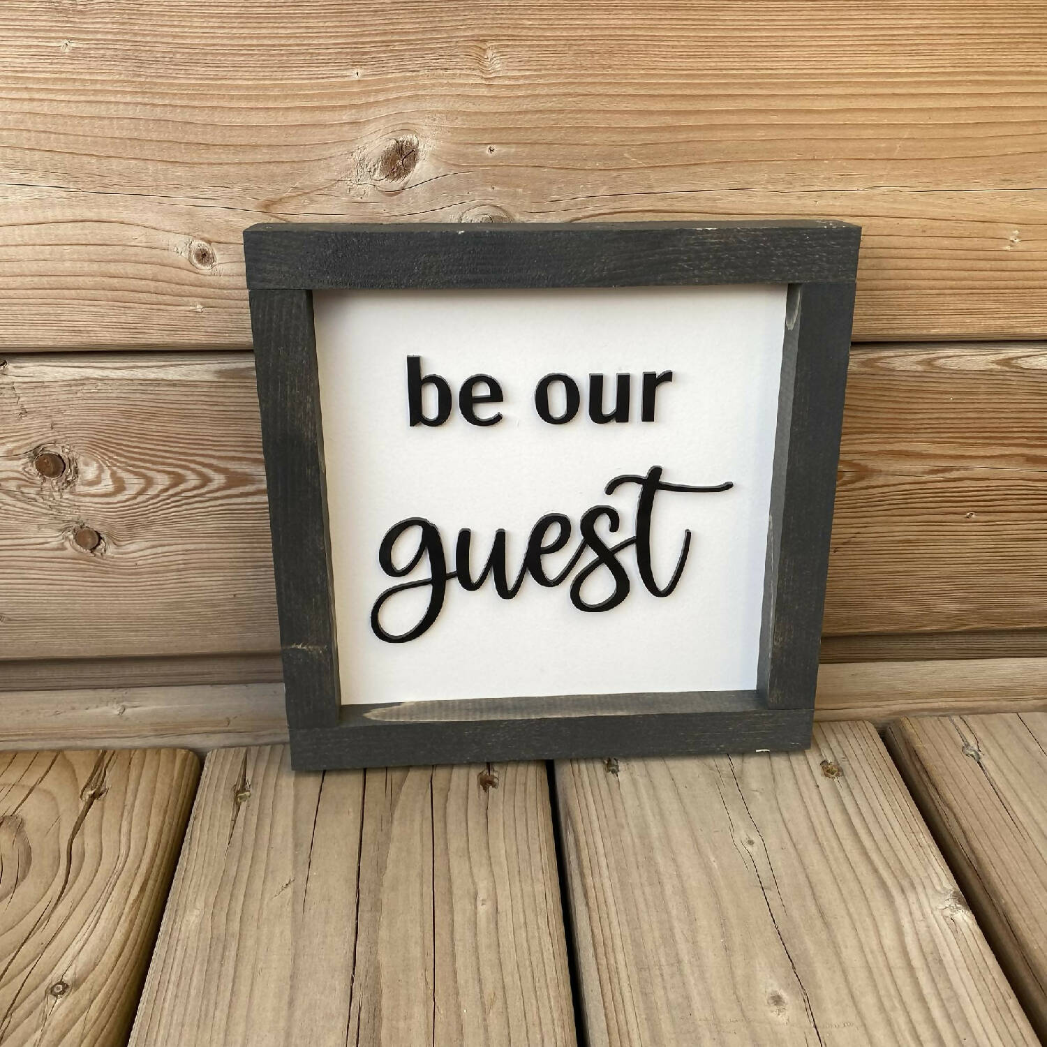 Be Our Guest Sign