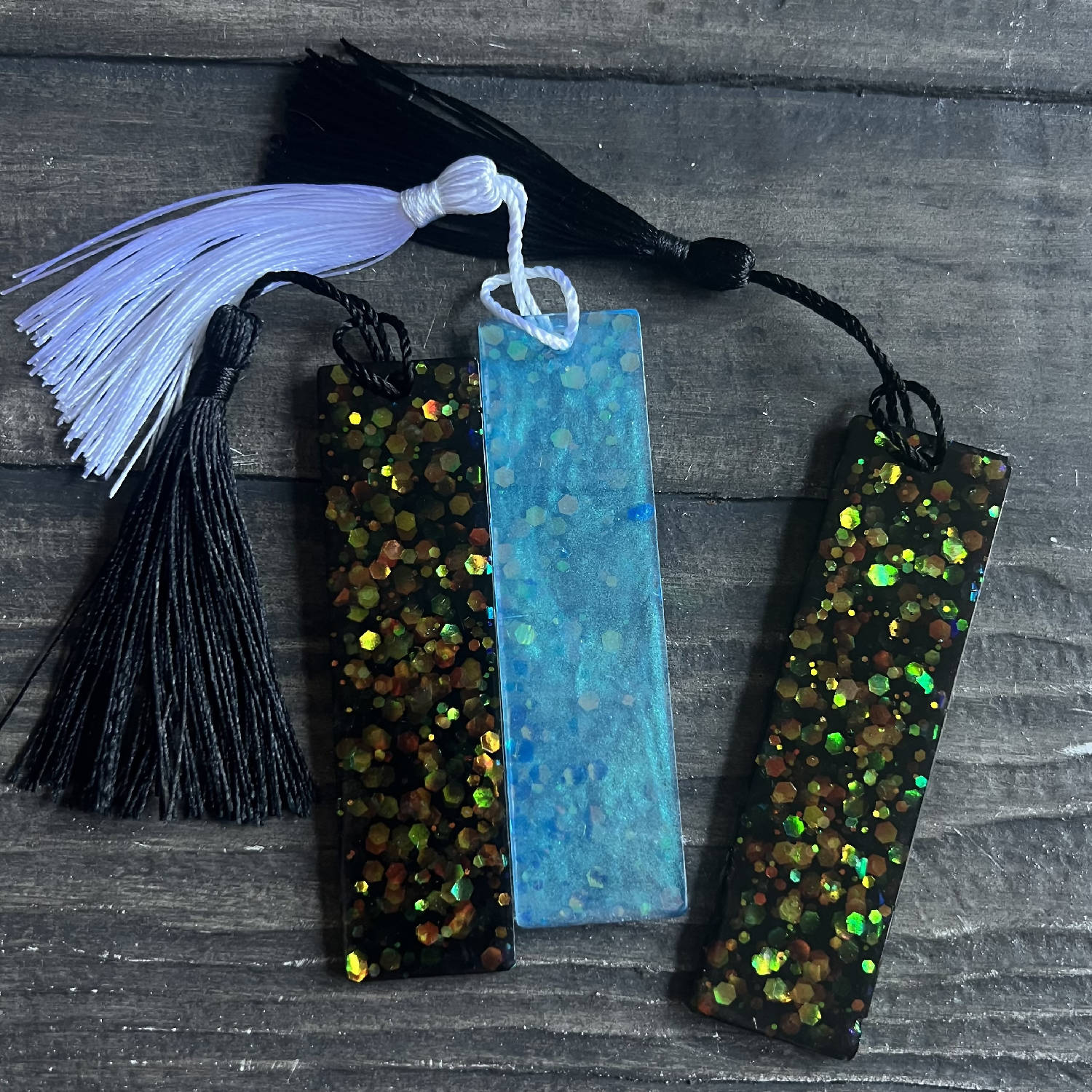 Bookmarks, resin