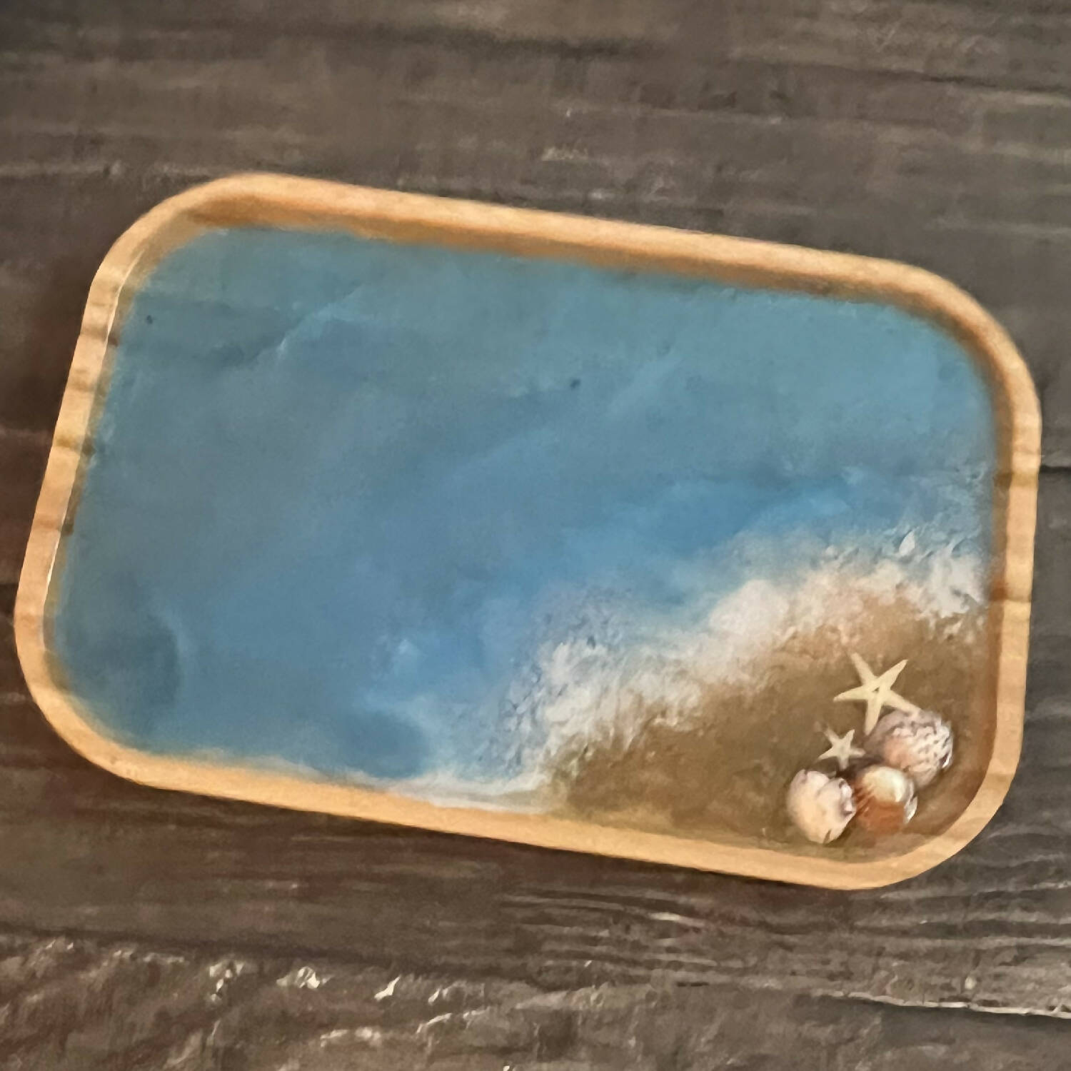 Bamboo Resin Serving Tray