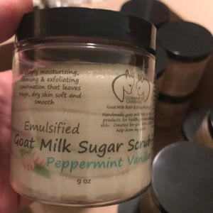 Emulsified Goat Milk Sugar Scrub