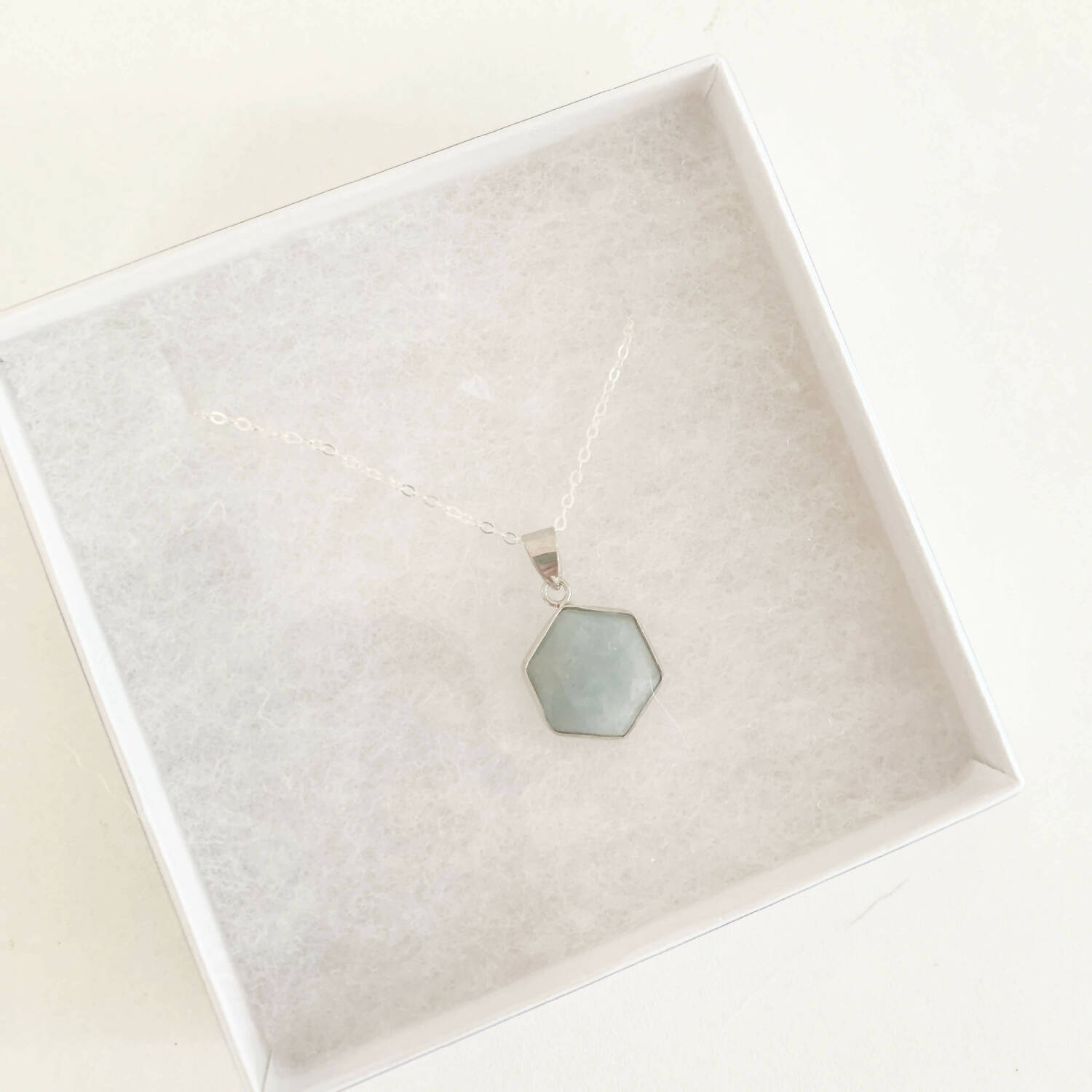 Bubble Hexagon Necklaces