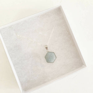 Bubble Hexagon Necklaces