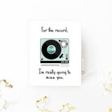 For the Record | Card + Sticker | Specialty Greeting Card