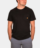 FLAT // Prairie Lily Embroidered Pocket Tee / Unisex