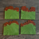 Sea Wave Coaster Set, resin