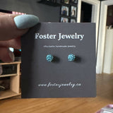 6mm Pave Ball Earrings