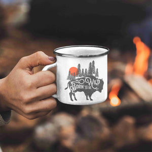 Buffalo Camping Mug - HandmadeSask