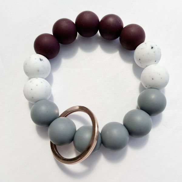 Silicone Keychain Bracelets