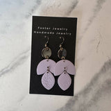 2 leaf earrings