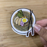 Ramen Bowl Clear Waterproof Sticker