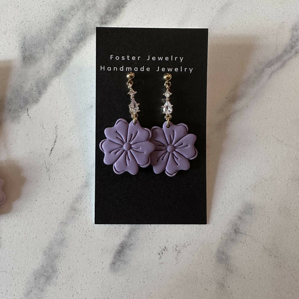 Flower earrings