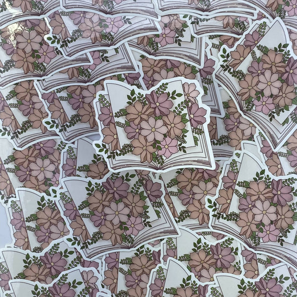 Weatherproof Stickers, Florals