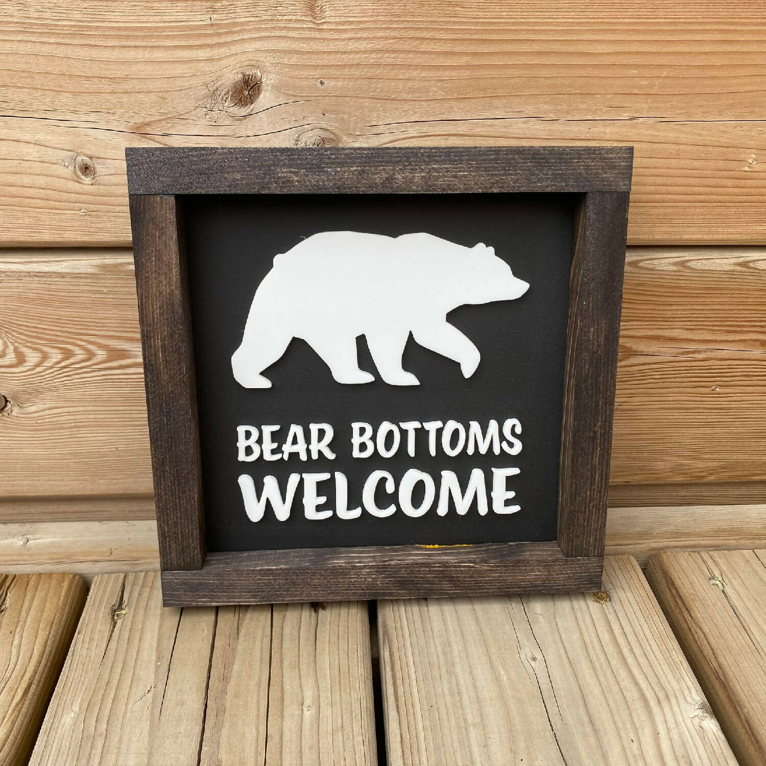 Bear Bottoms Welcome Sign - BL