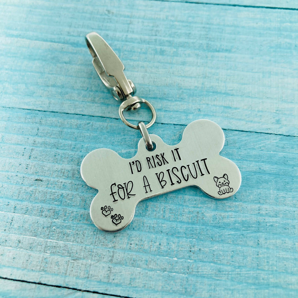 Pet Tag - I'd Risk it for a Biscuit
