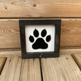 Cat Paw Print 3D Sign - 6"