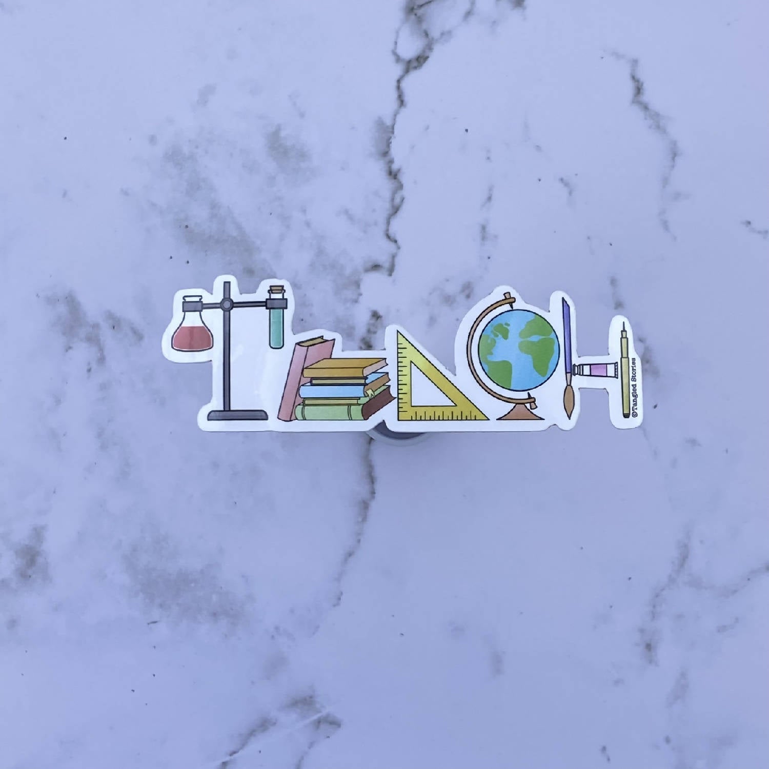 Teach Waterproof Sticker