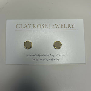 Hexagon Studs
