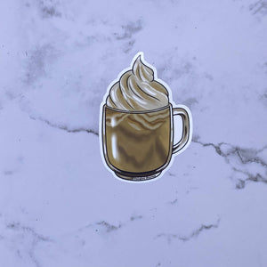 Pumpkin Spice Latte Waterproof Sticker