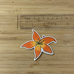 Prairie Lily Waterproof Sticker