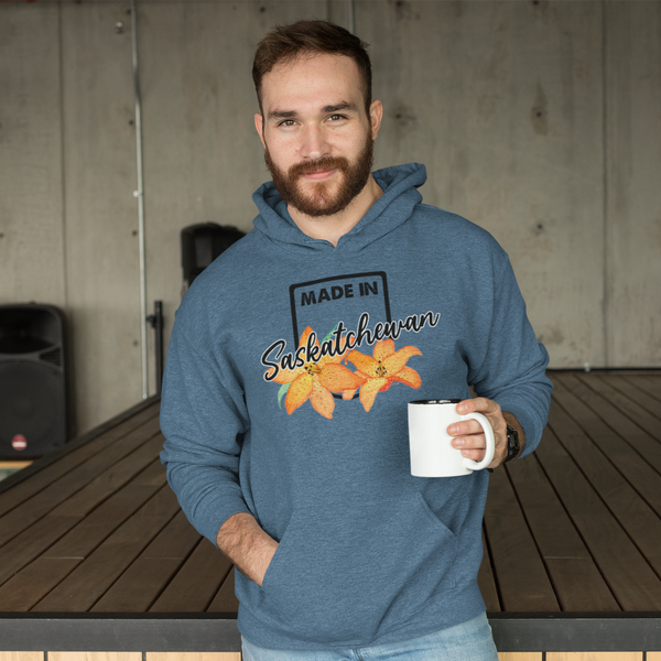 Blue Heather Made in SK Lily Unisex Bunnyhug