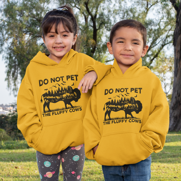 Youth Do Not Pet the Fluffy Cows Bunnyhug