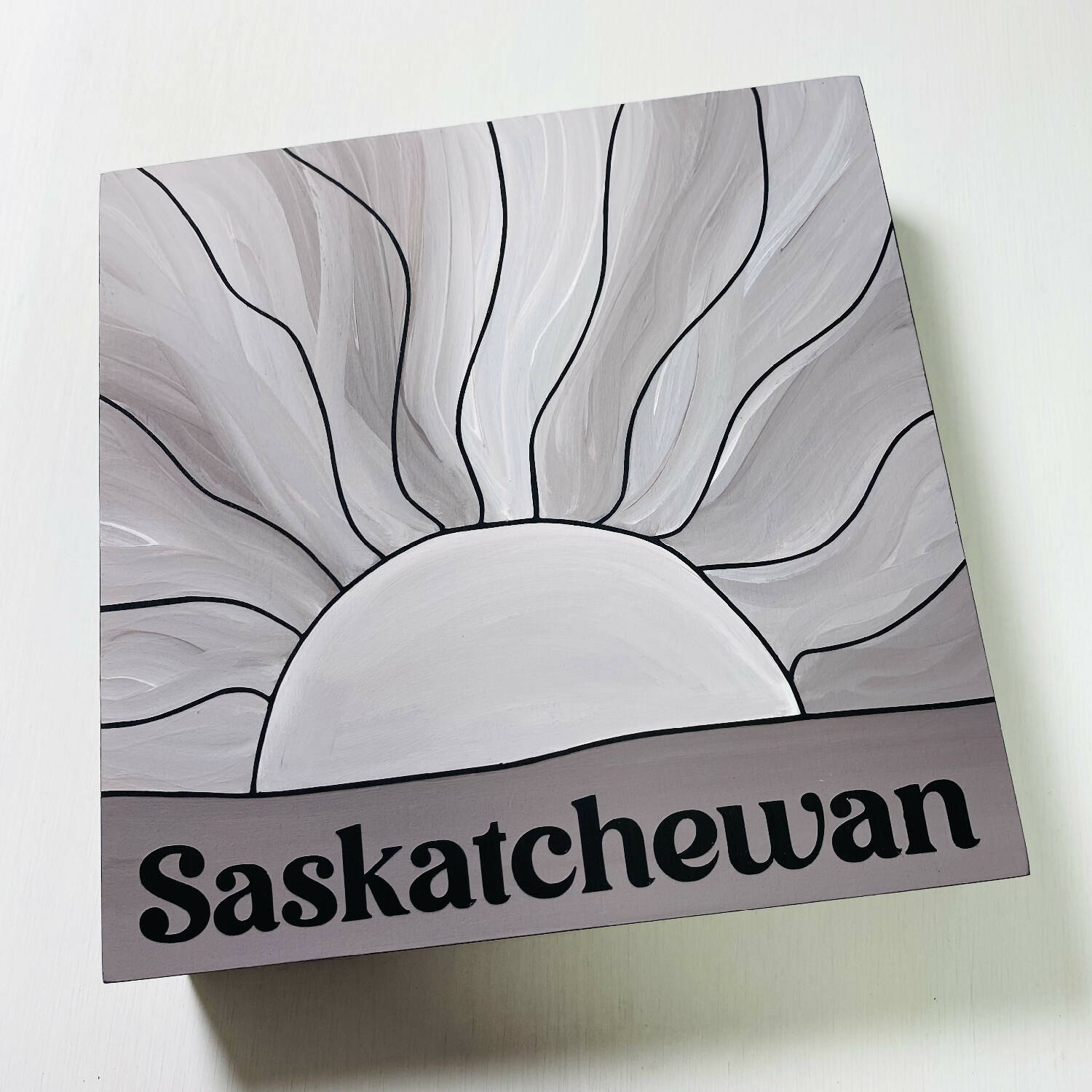 6" Art Panel | Saskatchewan Sunrise