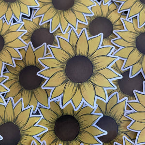 Sunflower Waterproof Sticker