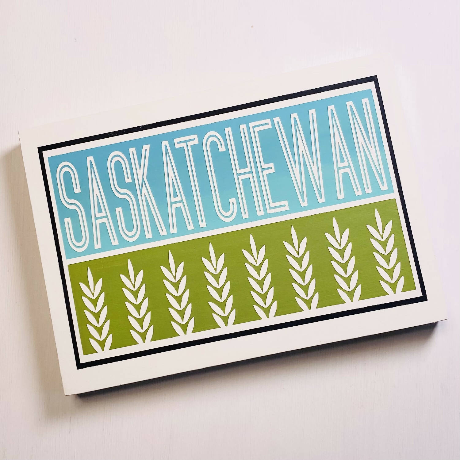 5x7 Art Panel | Saskatchewan 8 Wheat
