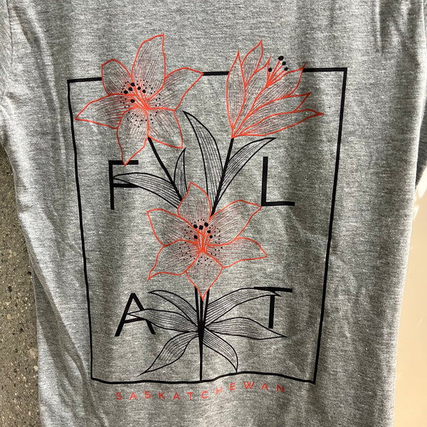FLAT // Flat with Lillies / Fitted Crew Neck / Ladies