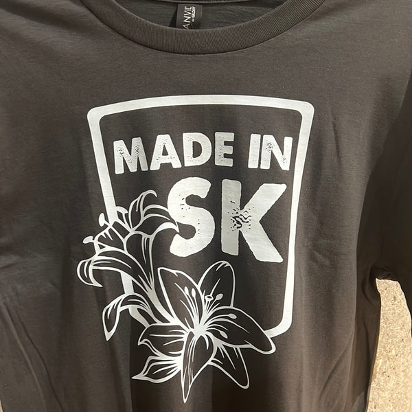 Charcoal Made in SK Unisex Tee