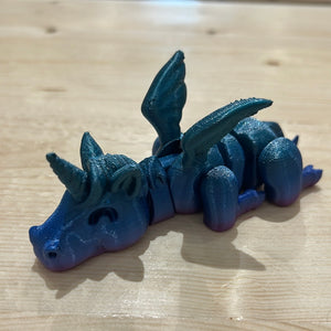 3D Fidget Unicorn Dragon