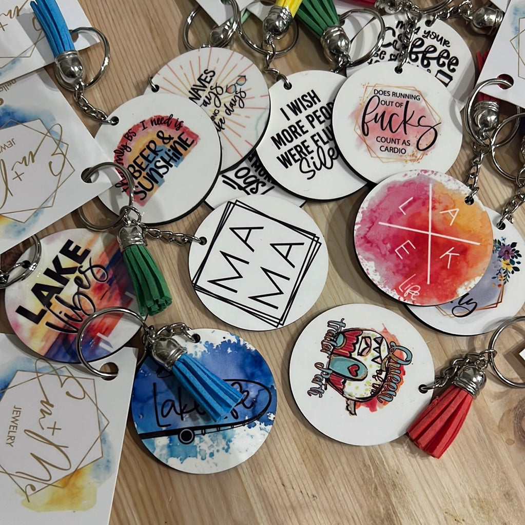 Round Keychains – handmadesaskyxe