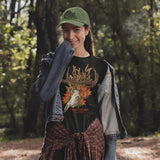 Black Deer Skull T-Shirt