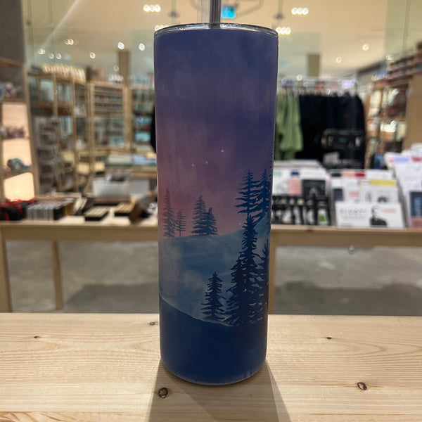Forest with Beautiful Colored Sky Tumbler