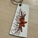 Saskatchewan MDF Wooden Keychains