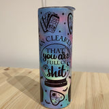 See Full of Shit Tumbler