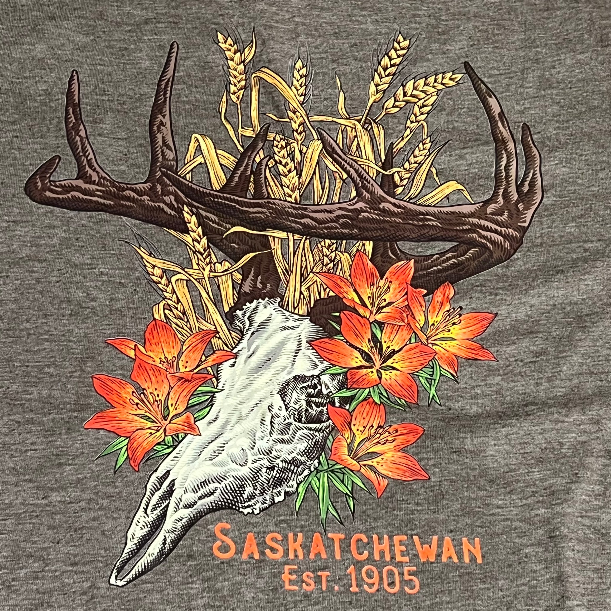 Brown Deer Skull Shirt