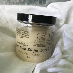 Emulsified Goat Milk Sugar Scrub