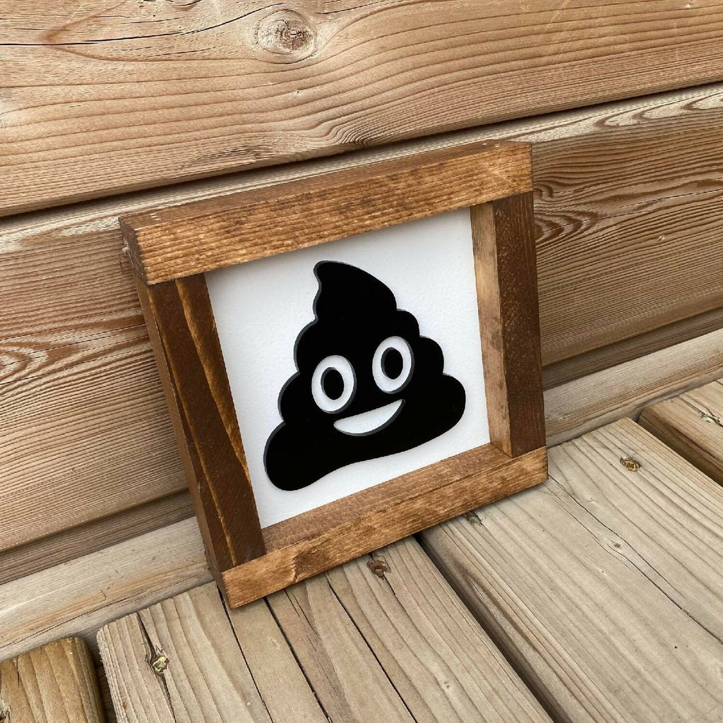 Poop Emoji Sign