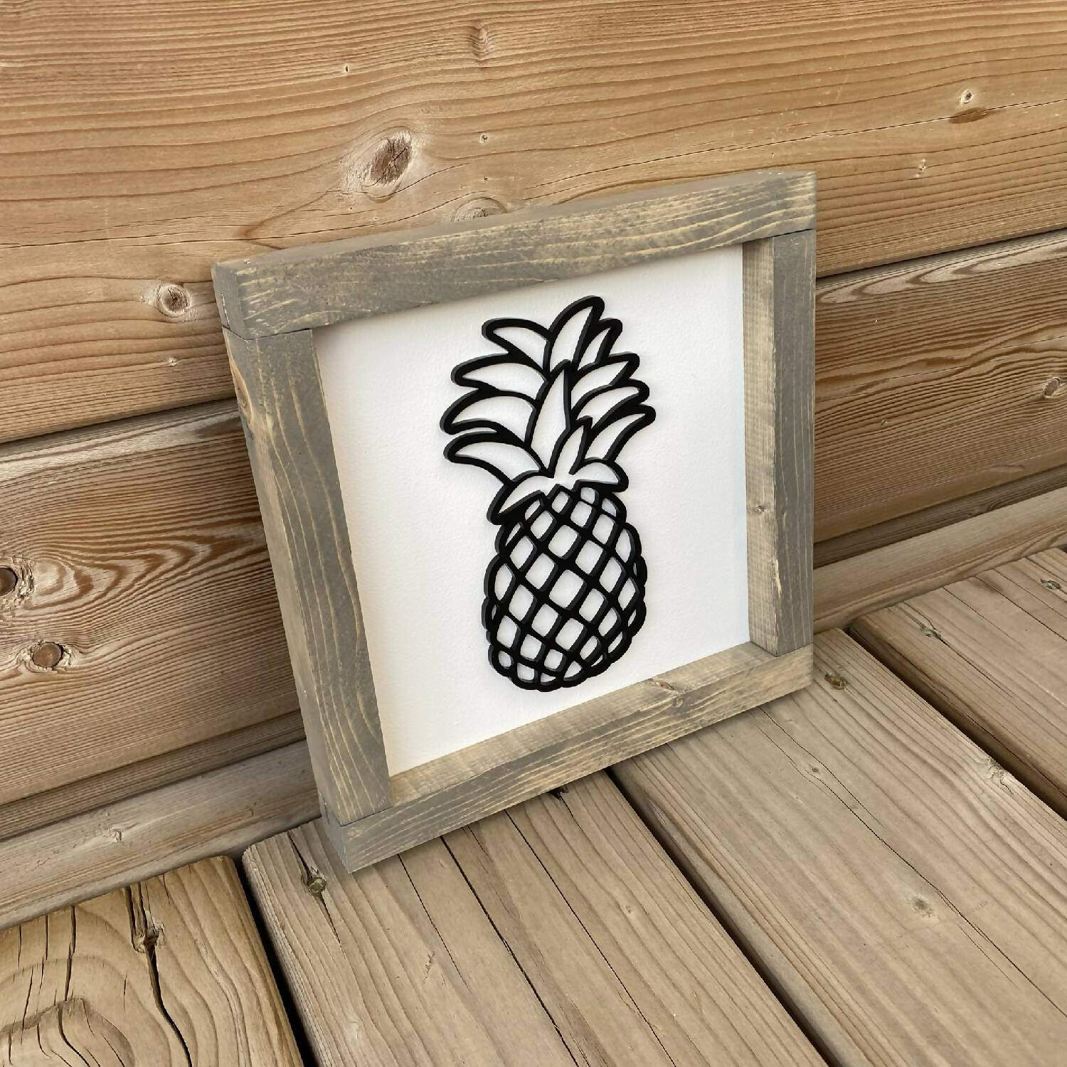 Pineapple 3D Sign