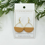Half Circle Dangle Earrings