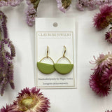 Half Circle Dangle Earrings