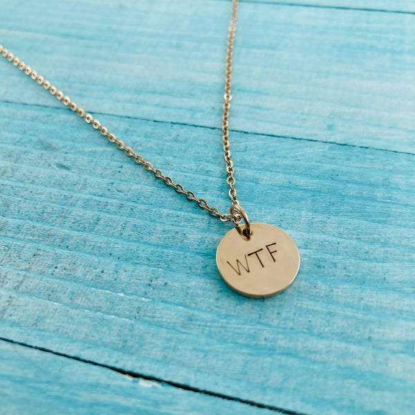 Stainless Steel Necklace - WTF