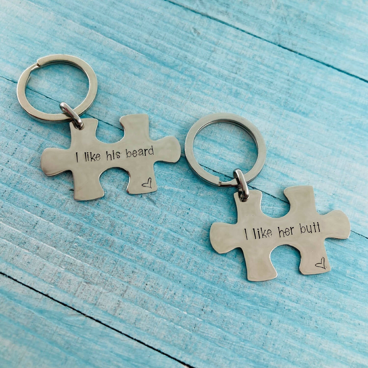 Paired Puzzle Keychain Sets