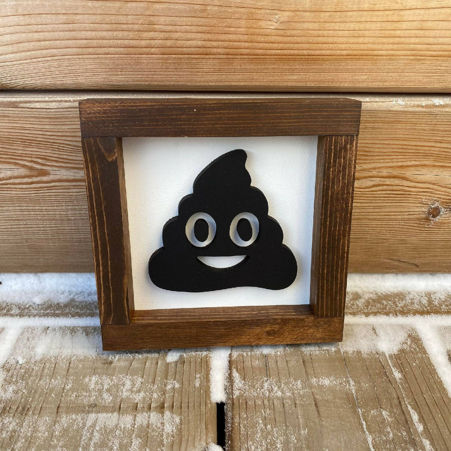Poop Emoji Sign