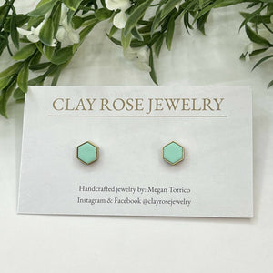 Hexagon Studs