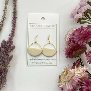 Half Circle Dangle Earrings