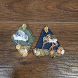 Necklaces - Glass with seashells