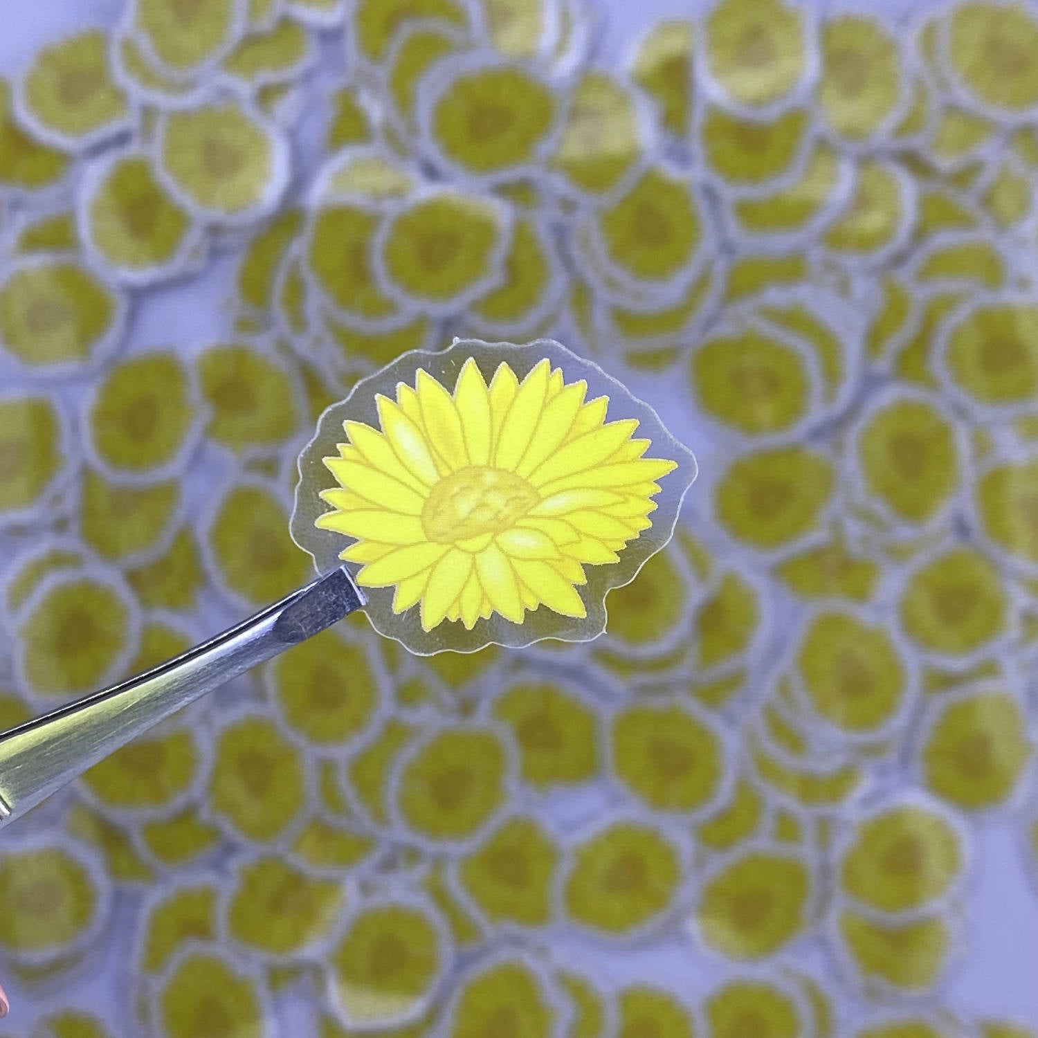 Mini Yellow Daisies (pack of 5) Waterproof Sticker