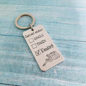 Large Metal Rectangle Keychains